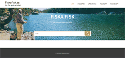 Desktop Screenshot of fiskafisk.se