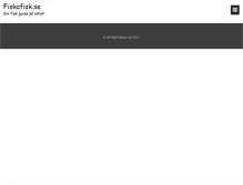 Tablet Screenshot of fiskafisk.se